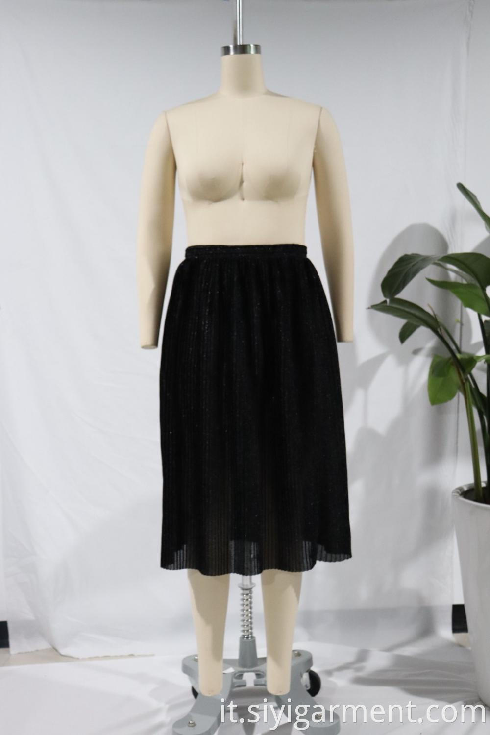 Latest Long Skirt Design Polyester A-Line Petticoat Skirt